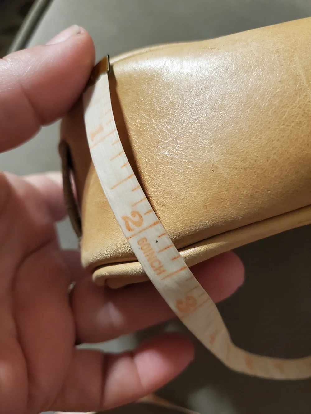 Y2k Coach Blue Signature Canvas and Tan Leather Shoulder Bag
